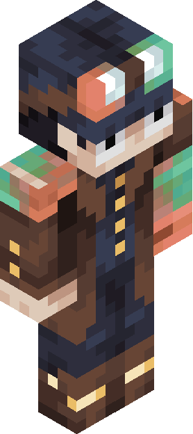 Minecraft skin tagged coat rank #4