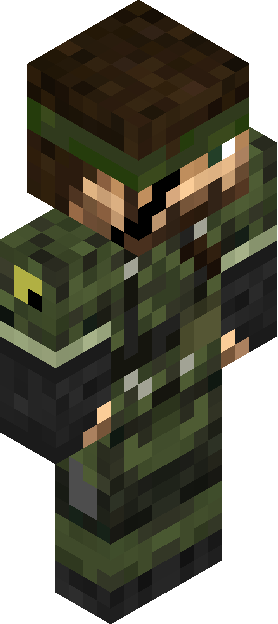 Minecraft skin tagged army rank #12