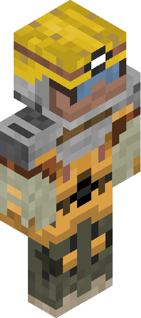 Minecraft skin tagged miner rank #5