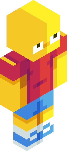 Minecraft skin tagged colorful rank #33