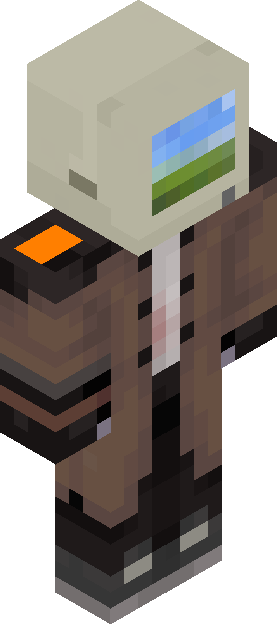Minecraft skin tagged robot rank #27