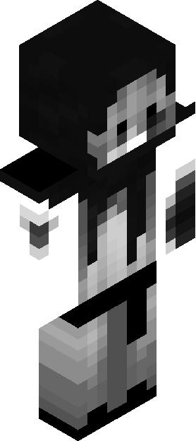 Minecraft skin tagged grayscale rank #17