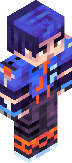 Minecraft skin tagged bluehair rank #18