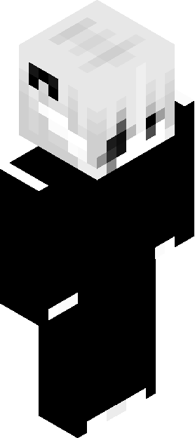 Minecraft skin tagged blackandwhite rank #11