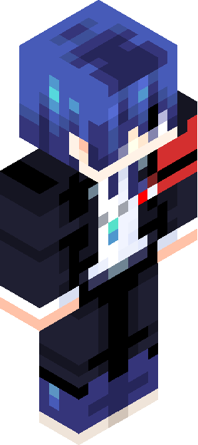 Minecraft skin tagged bluehair rank #44