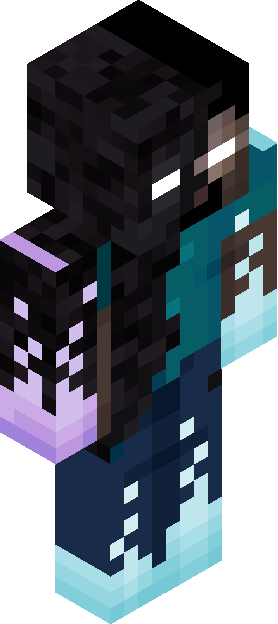 Minecraft skin tagged teal rank #18