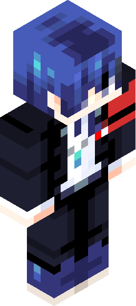 Minecraft skin tagged bluehair rank #42