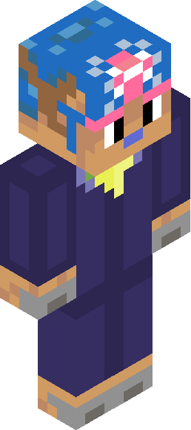 Minecraft skin tagged bluehair rank #38
