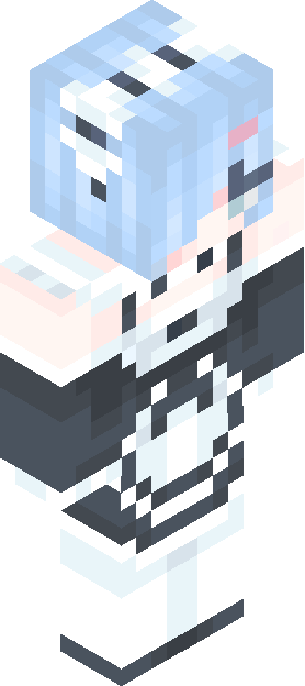 Minecraft skin tagged bluehair rank #19