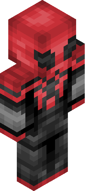 Minecraft skin tagged redblack rank #38
