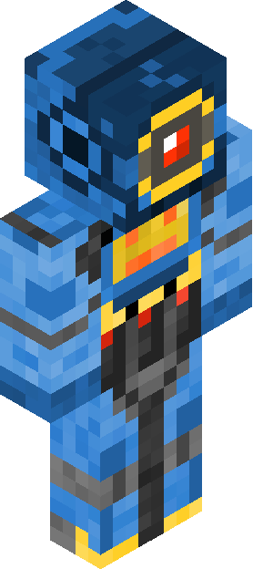Minecraft skin tagged robot rank #42