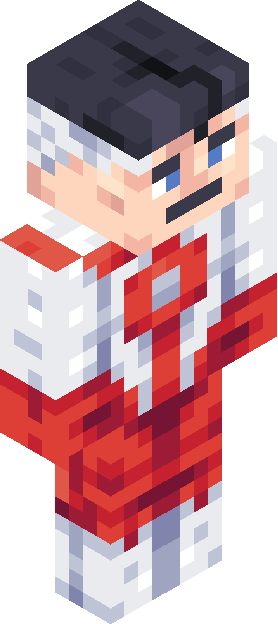 Minecraft skin tagged redwhite rank #7
