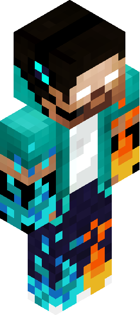 Minecraft skin tagged burning rank #19