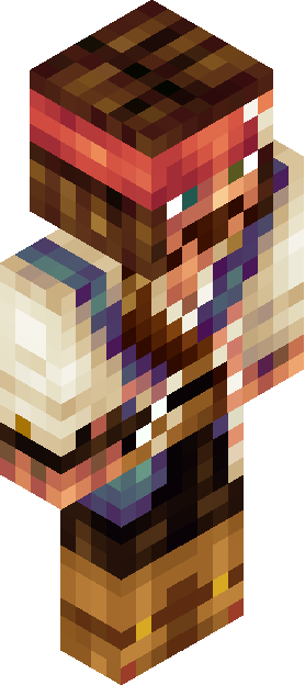 Minecraft skin tagged colorful rank #44
