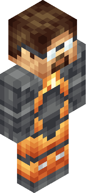Minecraft skin tagged flame rank #18