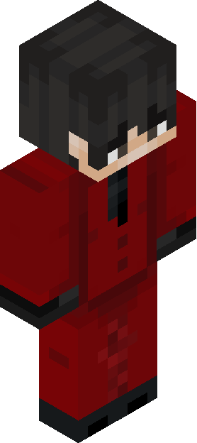 Minecraft skin tagged redblack rank #30