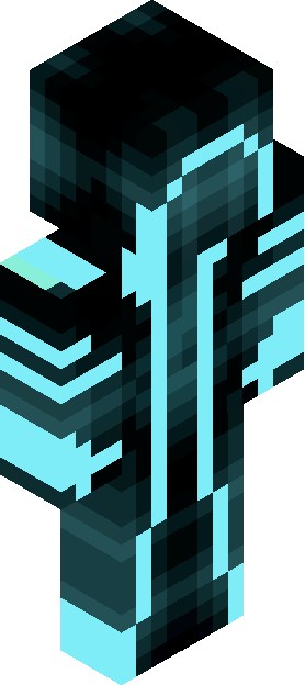 Minecraft skin tagged teal rank #44