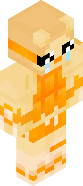 Minecraft skin tagged orange rank #18