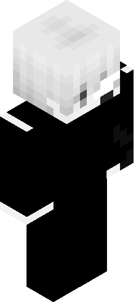 Minecraft skin tagged blackandwhite rank #14