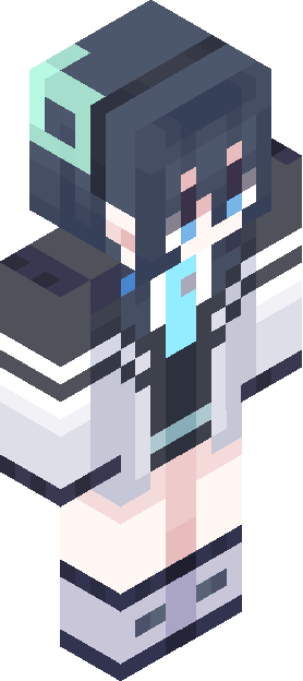 Minecraft skin tagged blue rank #19