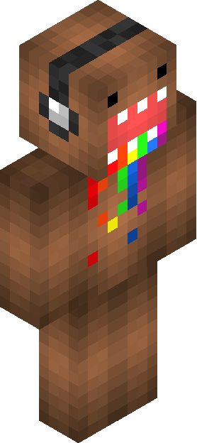 Minecraft skin tagged rainbow rank #19