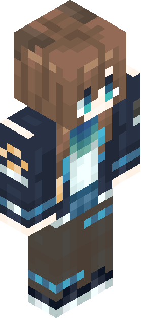 Minecraft skin tagged blueeyes rank #17