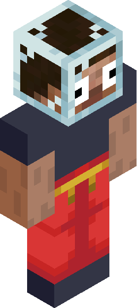 Minecraft skin tagged cubehead rank #3