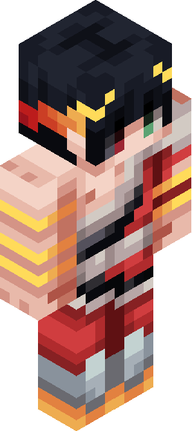 Minecraft skin tagged flame rank #47