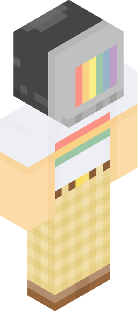 Minecraft skin tagged television rank #11
