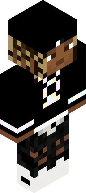 Minecraft skin tagged white rank #5