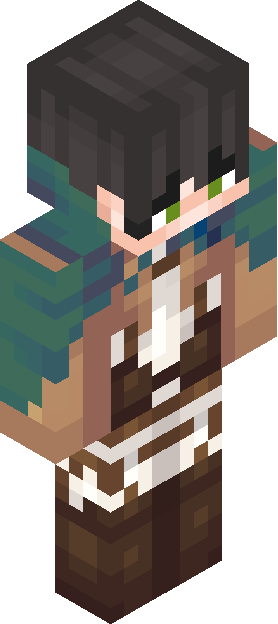 Minecraft skin tagged teal rank #23