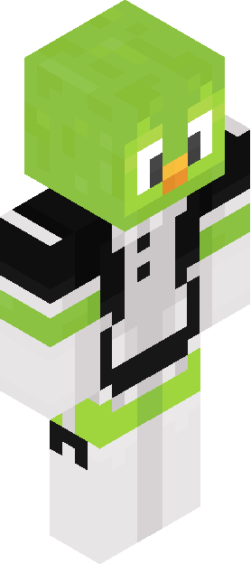 Minecraft skin tagged green rank #45