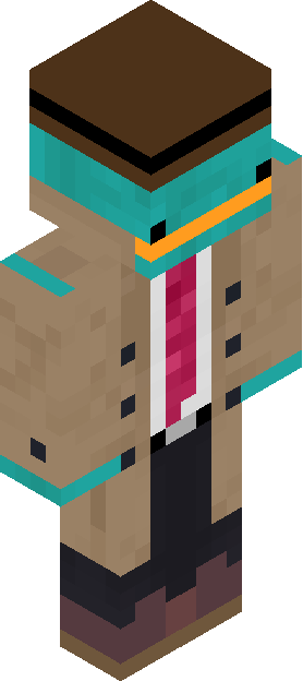 Minecraft skin tagged trenchcoat rank #17