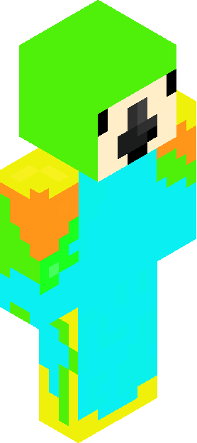 Minecraft skin tagged greenhair rank #25