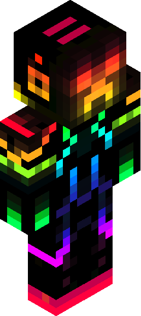 Minecraft skin tagged rainbow rank #33