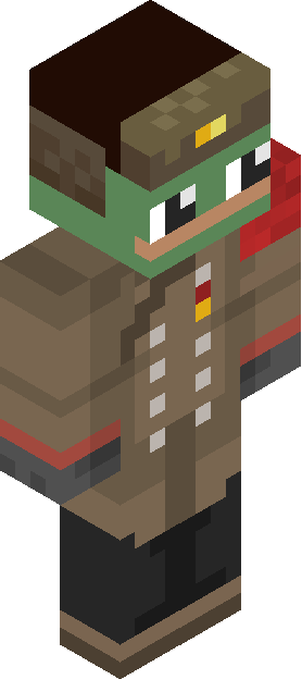 Minecraft skin tagged pilot rank #5