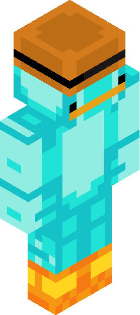Minecraft skin tagged cyanorange rank #2