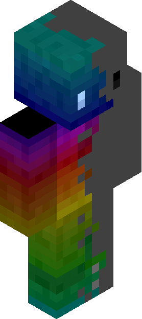 Minecraft skin tagged rainbow rank #35