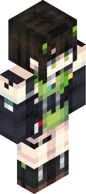 Minecraft skin tagged green rank #9