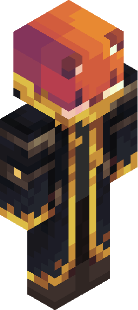 Minecraft skin tagged orange rank #9