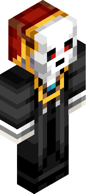 Minecraft skin tagged flaming rank #5