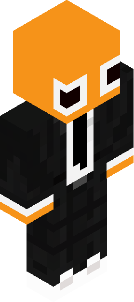 Minecraft skin tagged orange rank #40