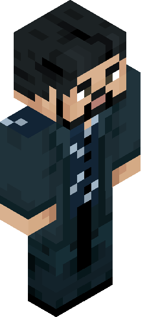 Minecraft skin tagged mustache rank #18