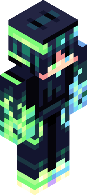 Minecraft skin tagged teal rank #39