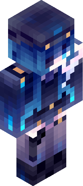 Minecraft skin tagged bluehair rank #36