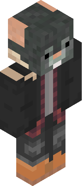 Minecraft skin tagged gray rank #40