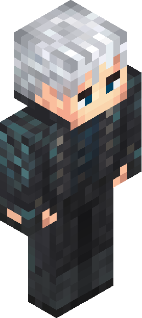 Minecraft skin tagged silverhair rank #23