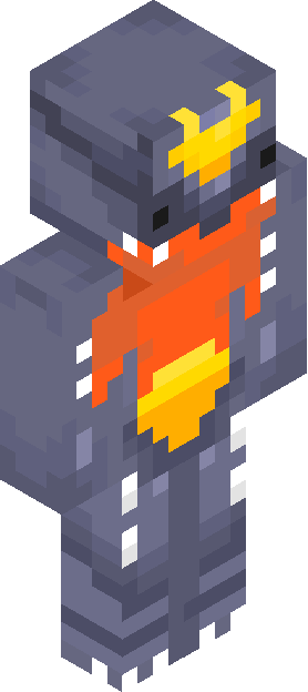 Minecraft skin tagged flame rank #36