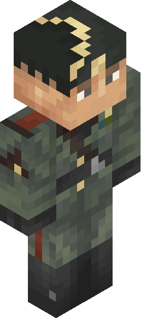 Minecraft skin tagged streaked rank #2