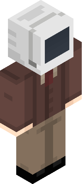 Minecraft skin tagged monitor rank #44